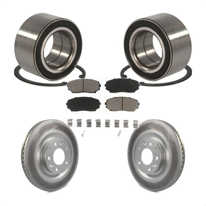 Kit de Rotor et de plaquettes de frein à disque enduit de roulement de roue avant pour Mazda CX-2007 – 2015