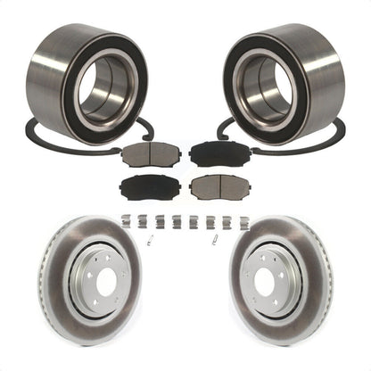 Kit de Rotor et de plaquettes de frein à disque enduit de roulement de roue avant pour Mazda CX-2016 – 2018