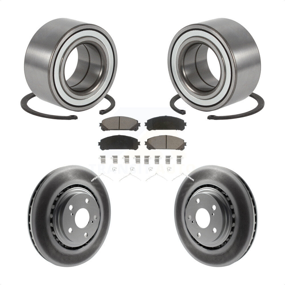 Kit de plaquettes de Rotor de frein, manteau de roulement de roue avant, pour Toyota Highlander Sienna Lexu
