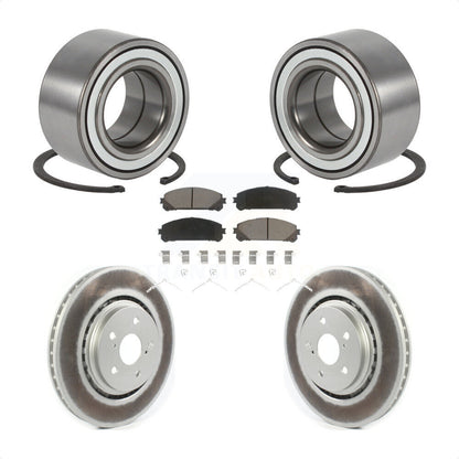 Kit de rotors et plaquettes de frein à disque enduits de roulement de roue avant pour Lexus RX350 2016