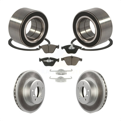 Kit de Rotor et plaquettes de frein revêtus de roulement de roue avant, pour BMW 530xi 528i xDrive 535