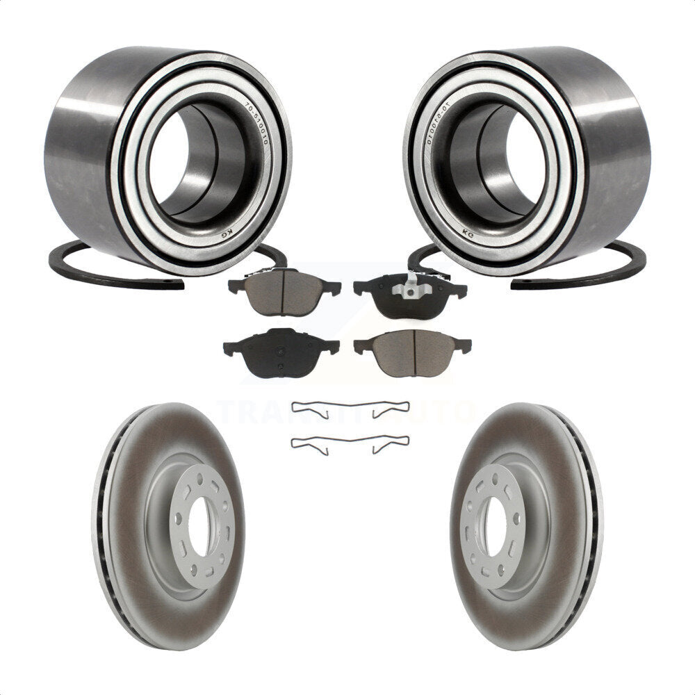 Kit de plaquettes de Rotor de frein, roulement de roue avant, pour Mazda 3 2005, 2,3 l, sans AB