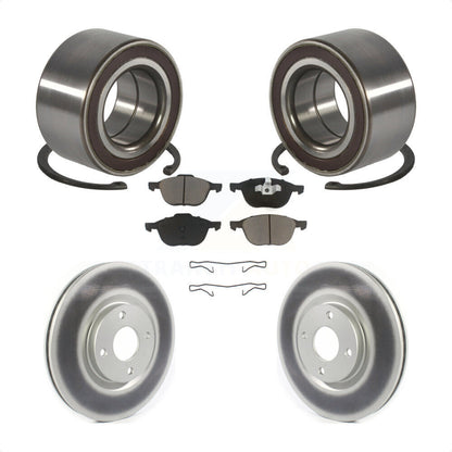 Kit de plaquettes de rotor de frein à disque revêtues de roulement de roue avant, pour Ford EcoSpor 2018 – 2022