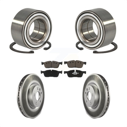 Kit de Rotor et plaquettes de frein revêtus de roulement de roue avant, pour Land Rover Discovery Spor