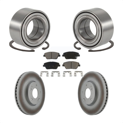 Kit de Rotor et de plaquettes de frein enduits de roulement de roue avant, pour Hyundai Sonata Kia Optim