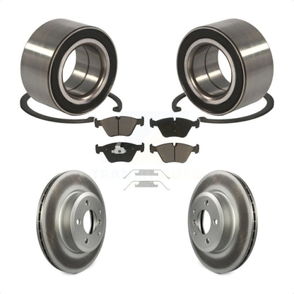 Kit de rotors et plaquettes de frein à disque revêtus de roulement de roue avant pour BMW X3 2004 – 2010