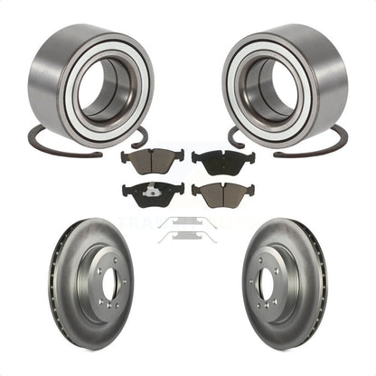 Kit de plaquettes de Rotor de frein à disque revêtu de roulement de roue avant, pour BMW 330i 330x 2001 – 2005