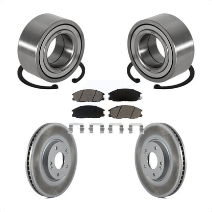 Kit de rotor et de plaquettes de frein à disque revêtus de roulement de roue avant pour Kia Amant 2004 – 2006