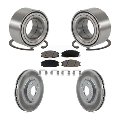 Kit de rotors et plaquettes de frein à disque enduits de roulement de roue avant pour Hyundai XG350