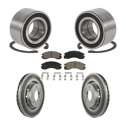 Kit de plaquettes de Rotor de frein, manteau de roulement de roue avant pour Mitsubishi Outlande 2005 – 2006