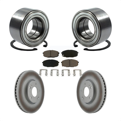 Kit de Rotor et plaquettes de frein à disque revêtus de roulement de roue avant, pour Kia Forte koup Forte