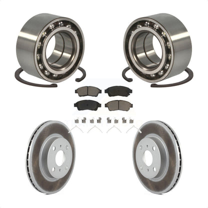 Kit de plaquettes de Rotor de frein à disque enduit de roulement de roue avant, pour Toyota Corolla Geo Priz