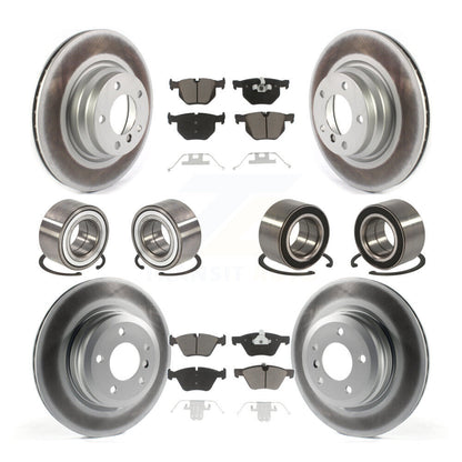 Kit de rotor et de plaquettes de frein à disque revêtus de roulement avant et arrière (10 pièces) pour BMW 330x 2006