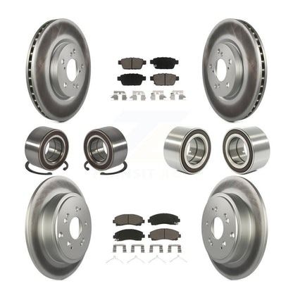 Kit de plaquettes de Rotor de frein, roulement avant et arrière (10 pièces) pour Honda Ridgelin 2006 – 2014