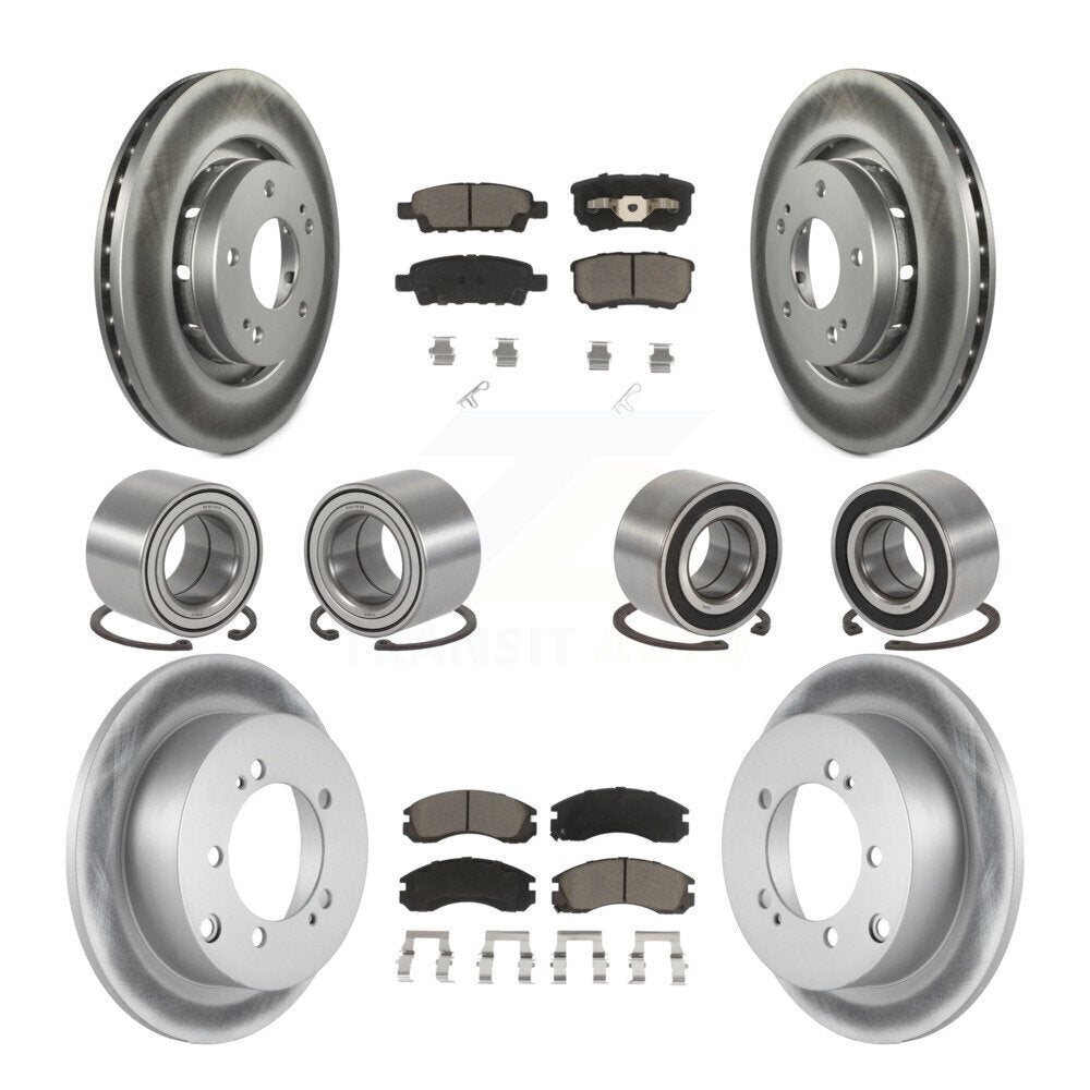 Kit de plaquettes de Rotor de frein, roulement avant et arrière (10 pièces) pour Mitsubishi Outlander AW