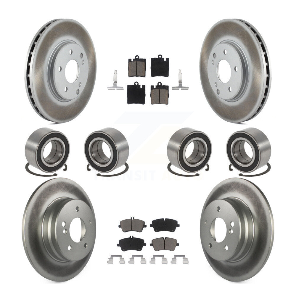 Kit de plaquettes de Rotor de frein revêtues de roulements avant et arrière (10 pièces) pour Mercedes-Benz C280 C24