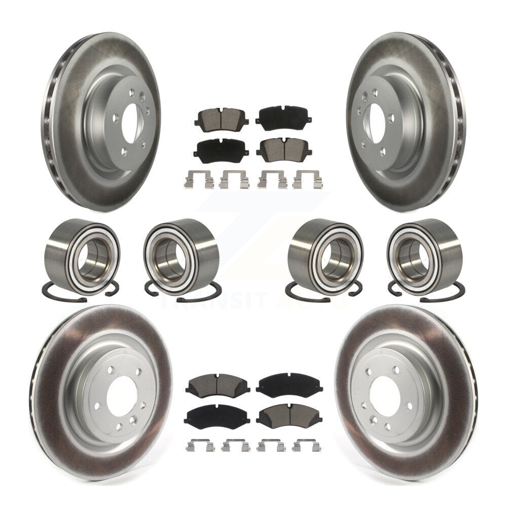 Kit de plaquettes de rotor de frein enduites de roulement avant et arrière (10 pièces) pour Land Rover Range Spor