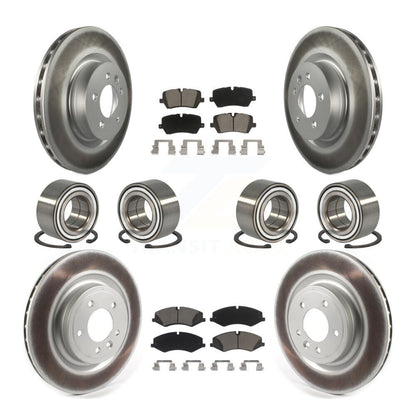 Kit de plaquettes de rotor de frein enduites de roulement avant et arrière (10 pièces) pour Land Rover Range Spor