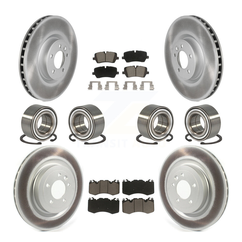 Kit de plaquettes de rotor de frein enduites de roulement avant et arrière (10 pièces) pour Land Rover Range Spor