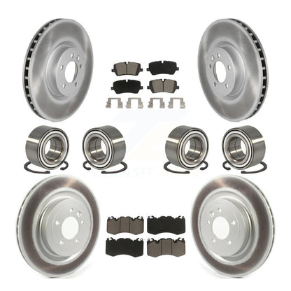 Kit de plaquettes de rotor de frein enduites de roulement avant et arrière (10 pièces) pour Land Rover Range Spor