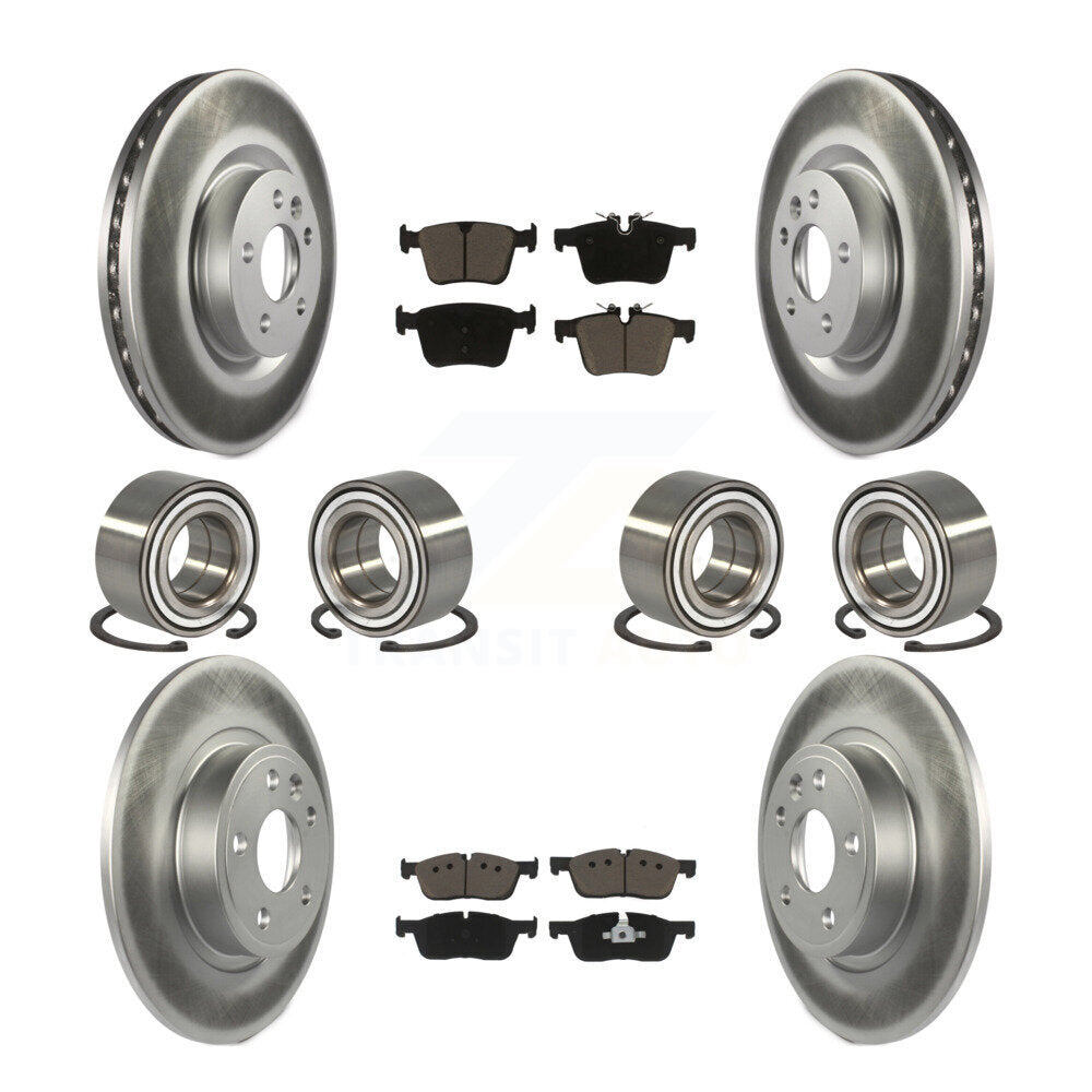 Kit de Rotor et de plaquettes de frein enduits de roulement avant et arrière, pour Land Rover Discovery Spor