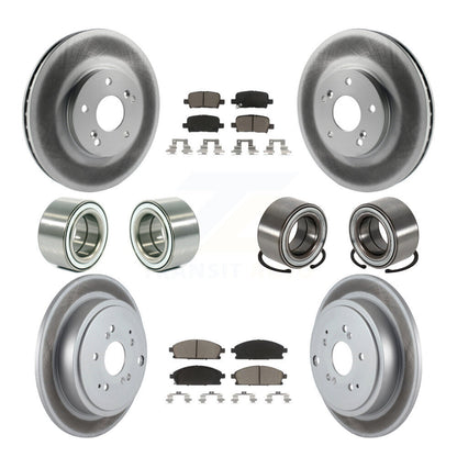 Kit de rotor et de plaquettes de frein à roulement avant et arrière (10 pièces) pour Acura MD 2003 – 2006