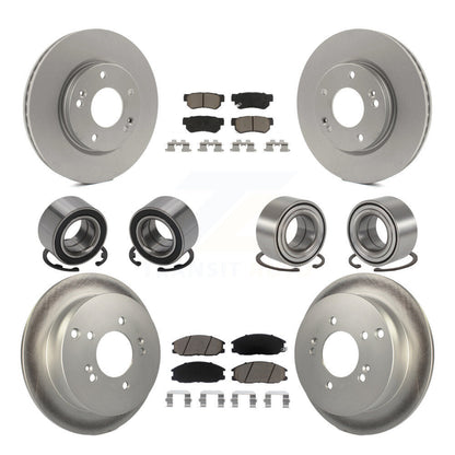 Kit de rotors et plaquettes de frein à roulement avant et arrière (10 pièces) pour Hyundai Santa Fe 4W