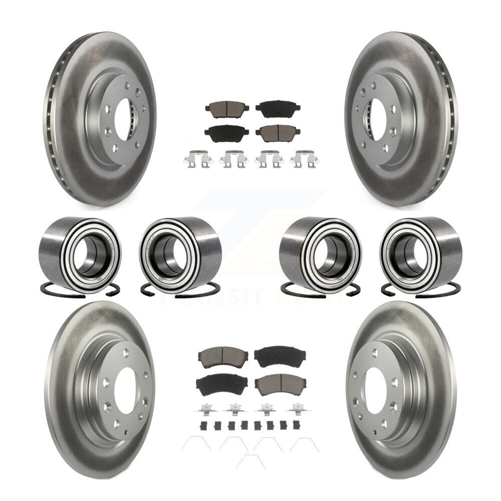 Kit de plaquettes de Rotor de frein revêtues de roulements avant et arrière (10 pièces) pour Ford Fusion Lincoln MK