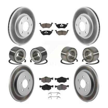 Kit de plaquettes de Rotor de frein, roulement avant et arrière (10 pièces), pour Ford Escape Mazda Tribut