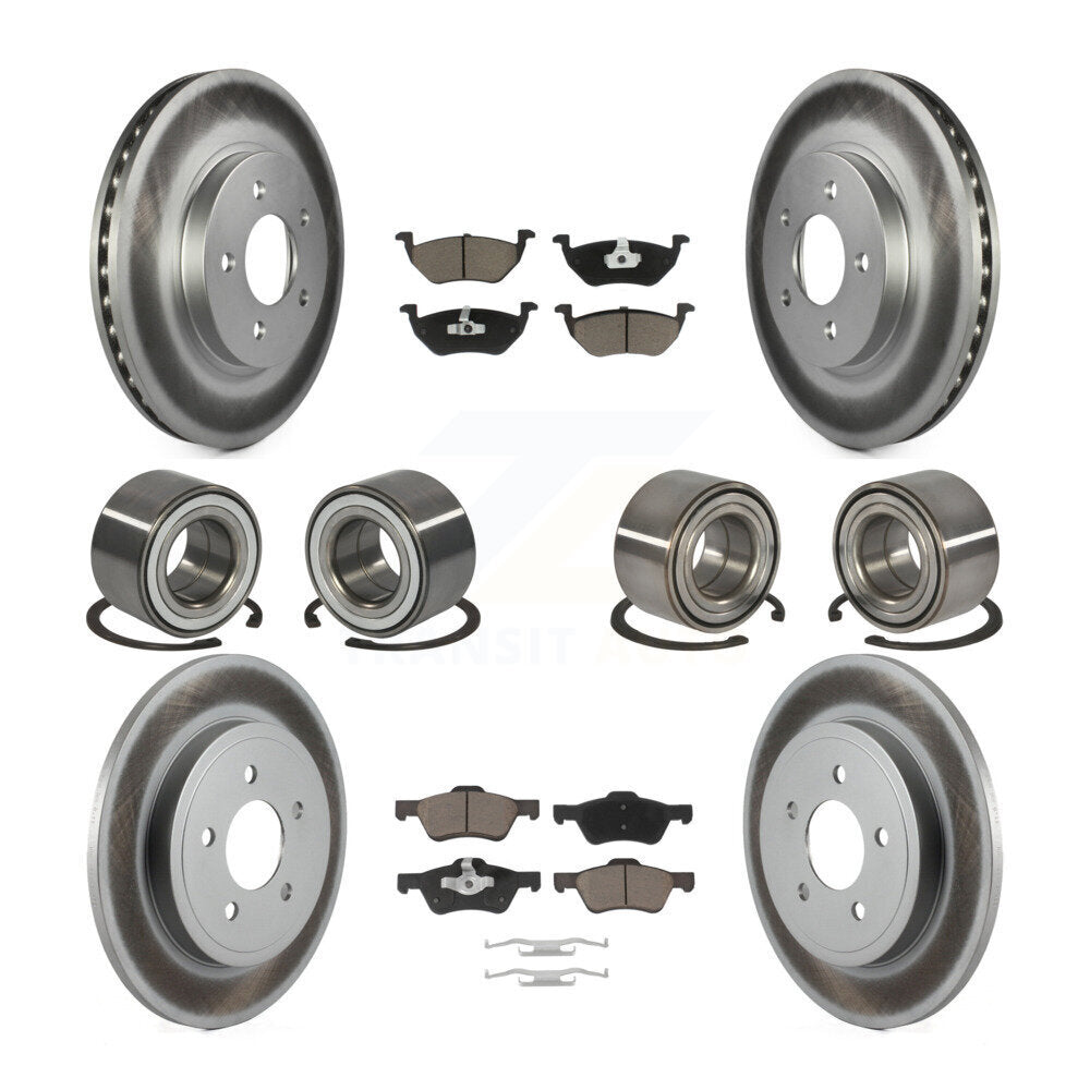 Kit de plaquettes de Rotor de frein, roulement avant et arrière (10 pièces), pour Ford Escape Mazda Tribut