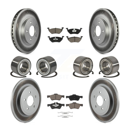 Kit de plaquettes de Rotor de frein, roulement avant et arrière (10 pièces), pour Ford Escape Mazda Tribut