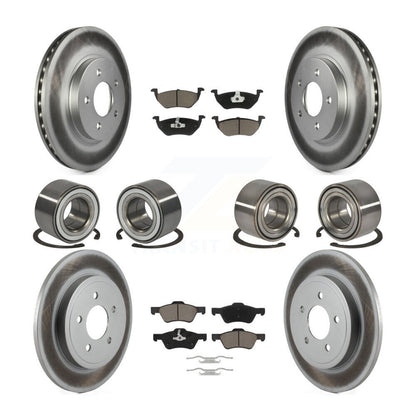 Kit de rotor et de plaquettes de frein à roulement avant et arrière (10 pièces) pour Ford Escape Mercur