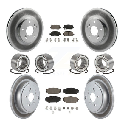 Kit de rotor et de plaquettes de frein à roulement avant et arrière (10 pièces) pour Acura MD 2001 – 2002