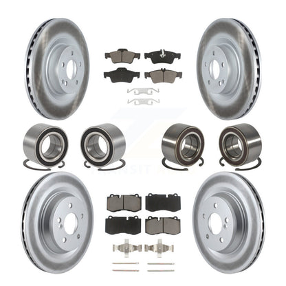 Kit de plaquettes de Rotor de frein à disque revêtu de roulement avant et arrière (10 pièces) pour Mercedes-Benz S35