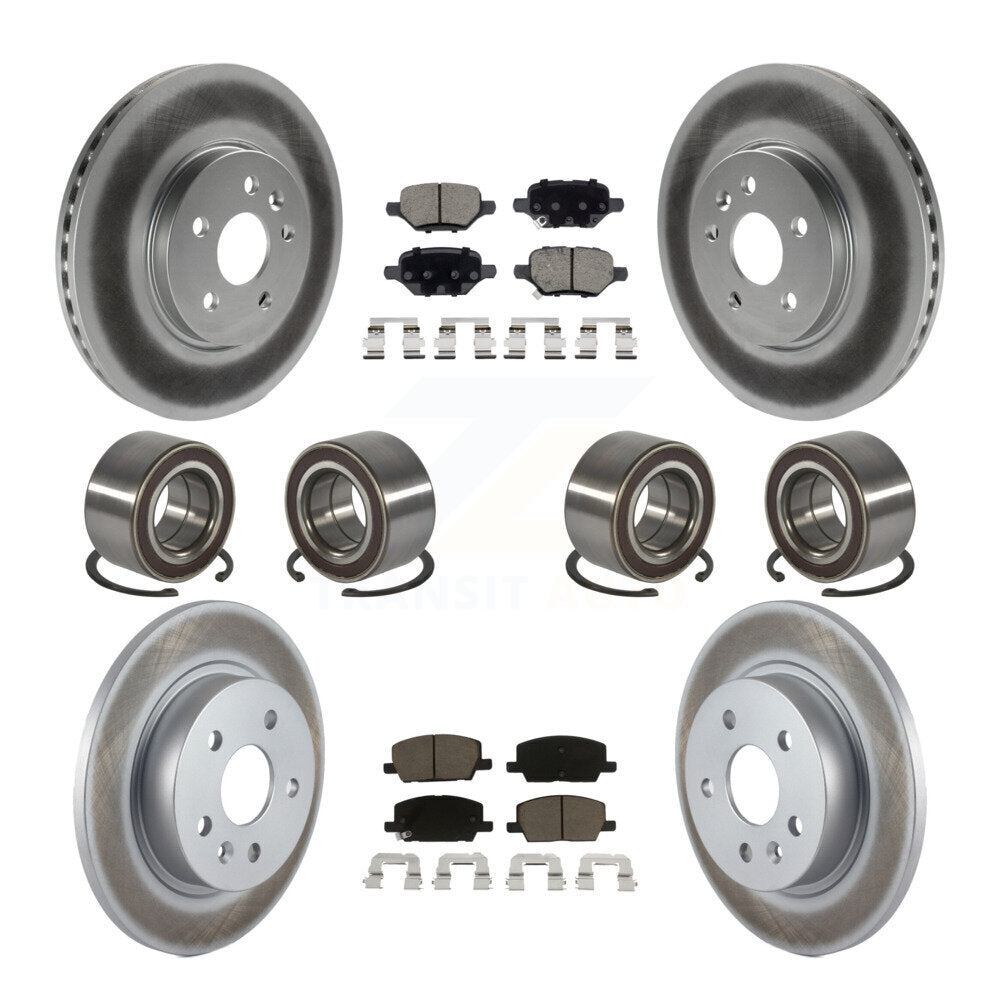 Kit de plaquettes de Rotor de frein enduites de roulement avant et arrière (10 pièces) pour Buick Encore Chevrole