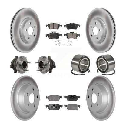 Kit de plaquettes de rotor de frein, roulement de moyeu avant et arrière (10 pièces) pour Ford Transit Connect