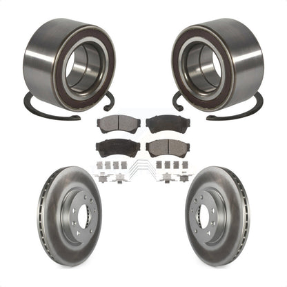 Kit de rotor et de plaquettes de frein à disque avec roulement de roue avant, pour Mazda 6 2009 2.5 – 2013