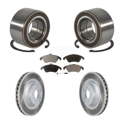 Kit de plaquettes de Rotor de frein à disque enduit de roulement de roue avant, pour Mercedes-Benz E400 E55