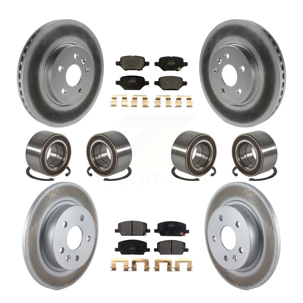 Kit de plaquettes de Rotor de frein enduites de roulement avant et arrière (10 pièces) pour Buick Encore Chevrole
