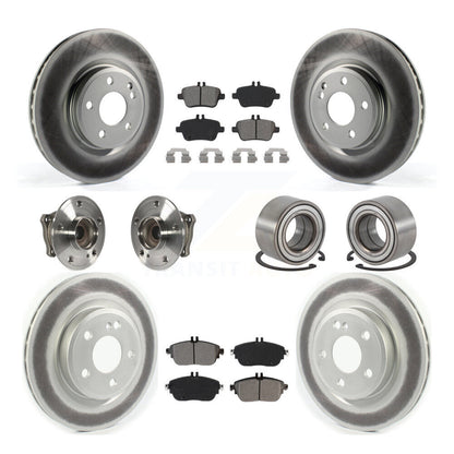 Kit de plaquettes de rotor de frein, roulement de moyeu avant et arrière (10 pièces) pour Mercedes-Benz GLA25