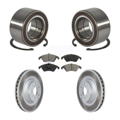 Kit de plaquettes de Rotor de frein à disque enduit de roulement de roue avant, pour Mercedes-Benz E400 E55