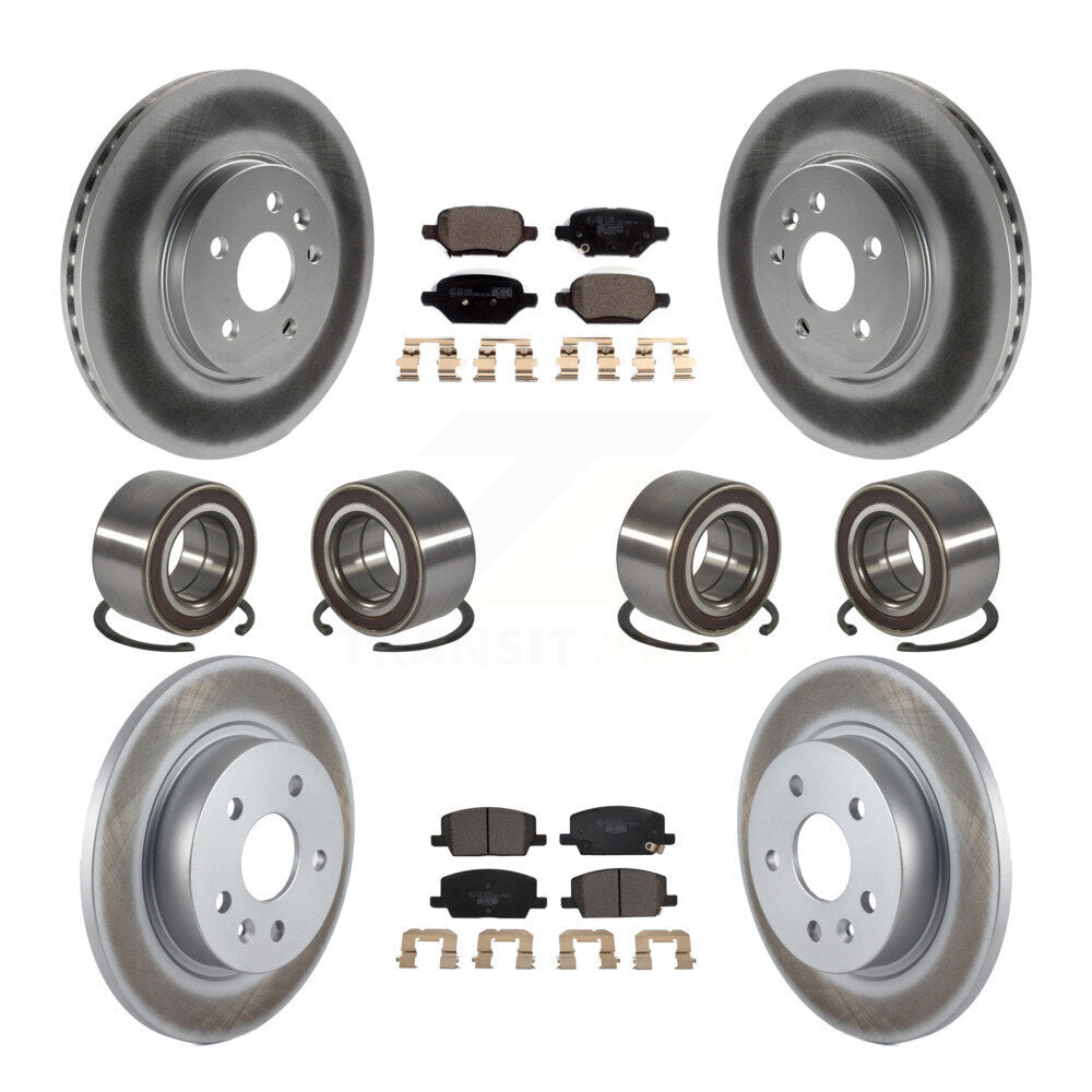 Kit de plaquettes de Rotor de frein enduites de roulement avant et arrière (10 pièces) pour Buick Encore Chevrole
