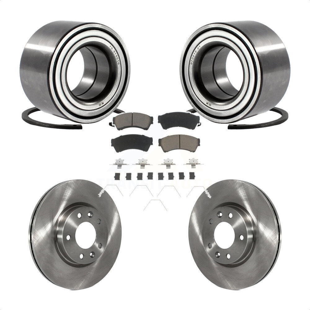 Kit de plaquettes de Rotor de frein à disque, roulement de roue avant, pour Ford Fusion Mazda 6 Lincoln MK