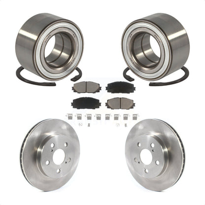 Kit de rotors et plaquettes de frein à disque, roulement de roue avant, pour Toyota Prius Prime awd-e