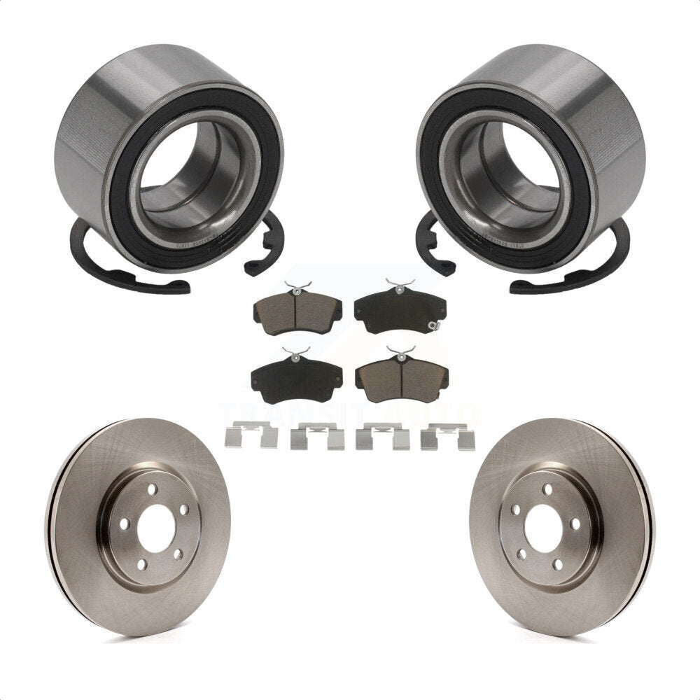 Kit de plaquettes de Rotor de frein à disque, roulement de roue avant, pour Chrysler PT Cruiser Dodge Neo