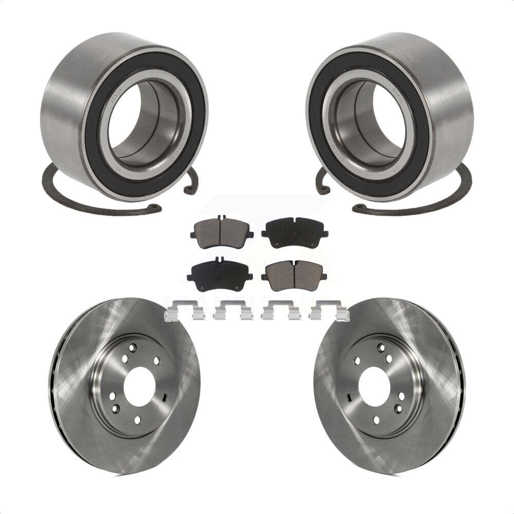 Kit de Rotor et plaquettes de frein de roulement de roue avant, pour Mercedes-Benz C280 C240 C320 C35