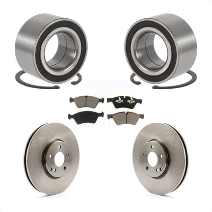 Kit de rotors et plaquettes de frein à disque de roulement de roue avant pour Mercedes-Benz E550 E500