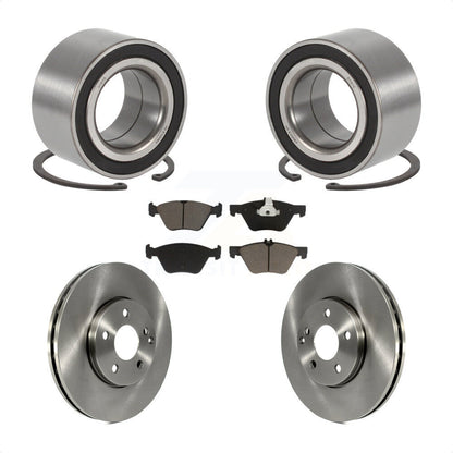 Kit de rotors et plaquettes de frein à disque de roulement de roue avant pour Mercedes-Benz E350 E320