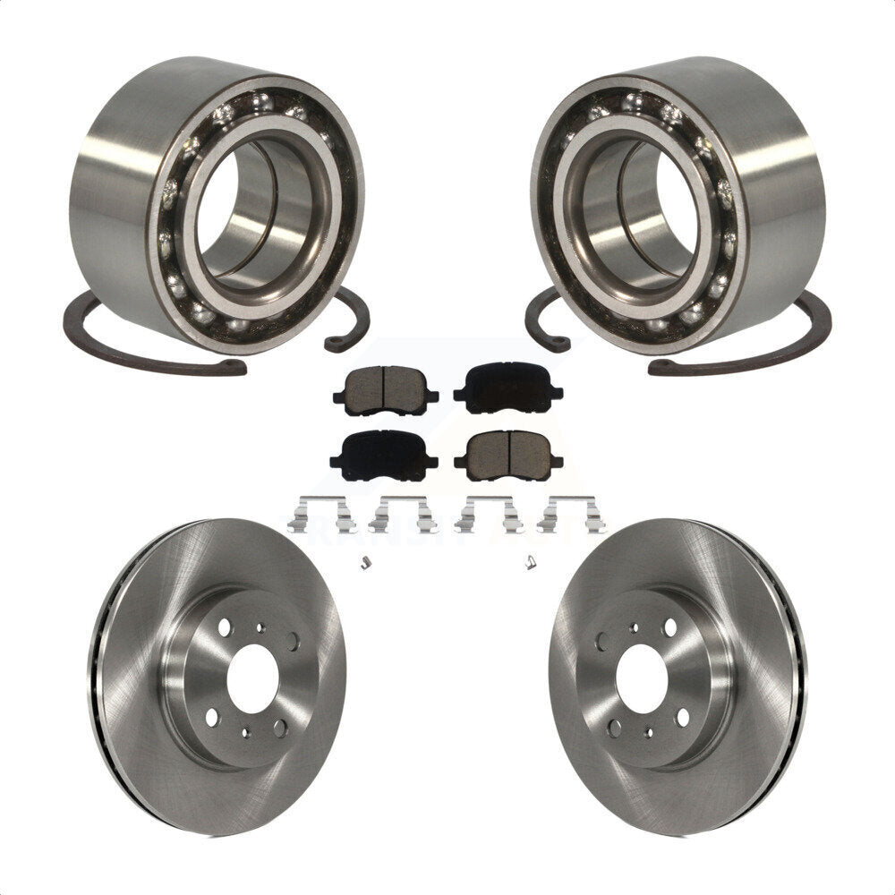 Kit de plaquettes de Rotor de frein à disque, roulement de roue avant, pour Toyota Corolla Chevrolet Priz