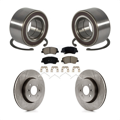 Kit de rotors et plaquettes de frein à disque, roulement de roue avant, pour Kia Rio Hyundai Accent